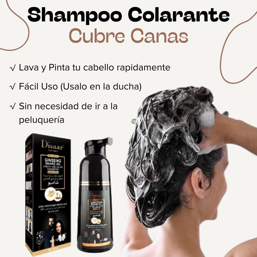 Shampoo Tinte Cubre Canas Disaar