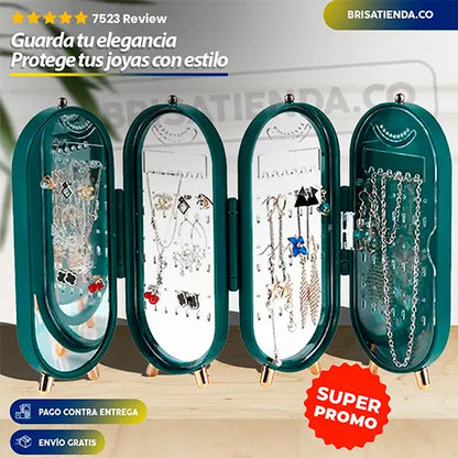 GLAMBOX - Organizador plegable con espejo